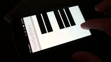 Fluidsynth test with QML on Ubuntu Touch