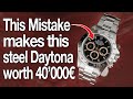 Why this steel Daytona costs 40'000€ || @Watchour Luxembourg: Patrizzi Dial Daytona 16520