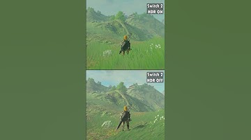 HDR is a Game Changer | Zelda TOTK on Nintendo Switch 2 vs. Switch 1