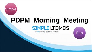 Patient Driven Payment Model & Morning Meeting! What does your IDT need to review?
