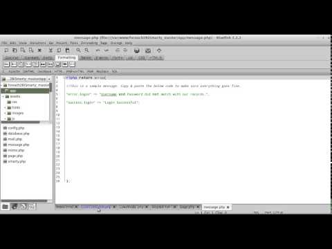 foreach2Bi Smarty- Part 18 - Using Message Class
