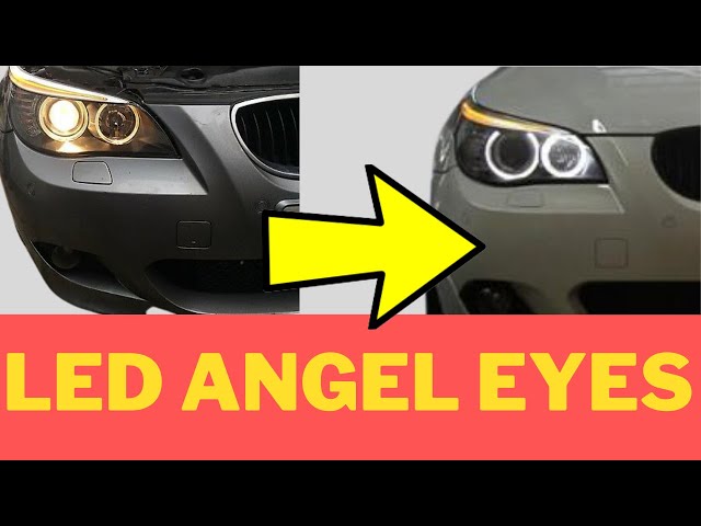 LED Angel eyes bulb Install on BMW E60 525I 528I 530I 535I 550I M5 