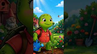 Tiko the Turtle Grows a Sunflower 🐢