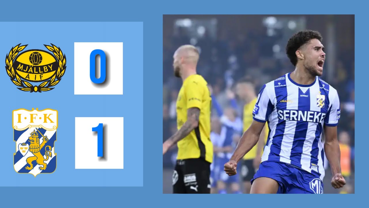 Mjällby AIF mot IFK Göteborg 0-1 | höjdpunkter