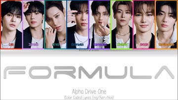 Alpha Drive One (ALD1) - Formula Color Coded Lyrics (Eng/Han/Rom)