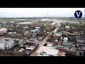 Imágenes aéreas de la destrucción tras el paso del tifón Goni por Filipinas