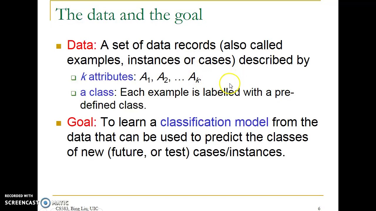 Supervised Learning Part 1 -2018 - YouTube