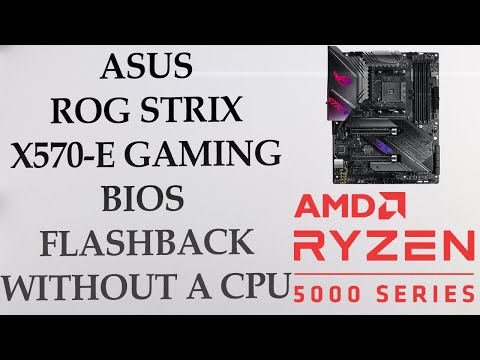 How To Update BIOS On Asus ROG Strix X570-E Gaming With BIOS