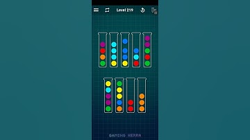 Ball Sort Puzzle Level 219