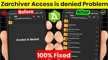 Zarchiver access is denied | Zarchiver access is denied problem | Access denied zarchiver