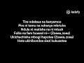 Wakadinali  balaluu lyrics