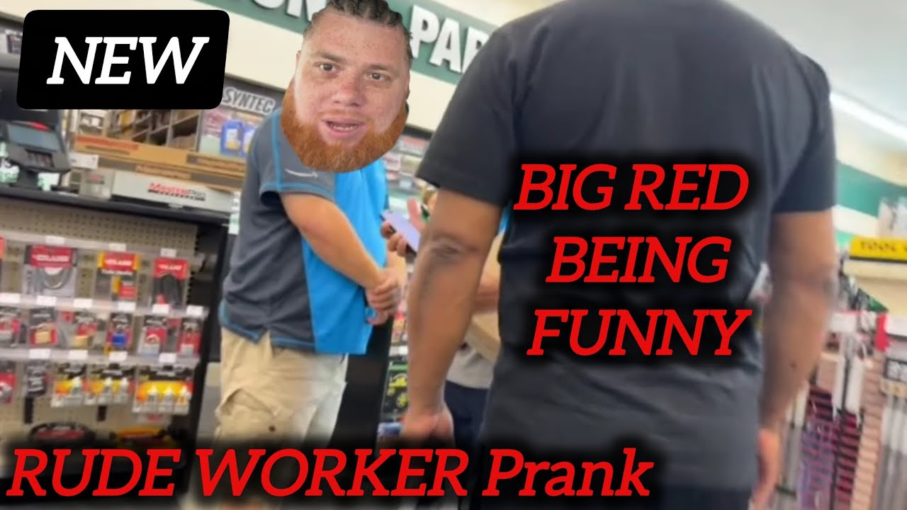 Comedy How Rude Rude Worker Prank with Big RED #2025 #myhouseisdirty #funny #comedy ...