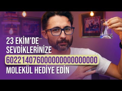 23 Ekim'de sevdiklerinize 602214076000000000000000 molekül hediye edin