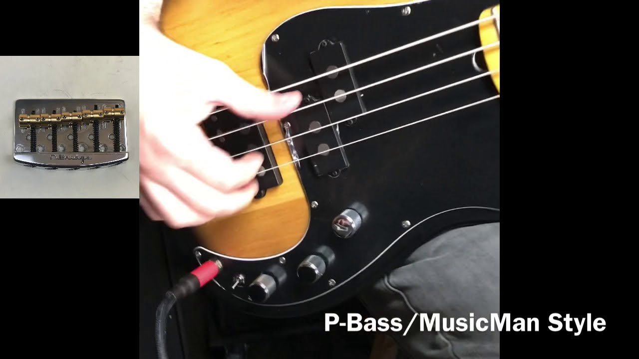 AlBridge Duralumin Custom Light weight Bass bridge || Amp Shop Bass Exchange