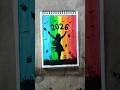 🎉 Happy New Year 2026 Drawing |Easy &amp; Beautiful Oil Pastel Art#shortvideo #vairalvideo #art #artist