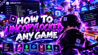 HOW UNCOPYLOCK ANY ROBLOX GAME I HOW COPY ANY GAME ROBLOX! (Roblox Studio Tutorial + All Scripts)
