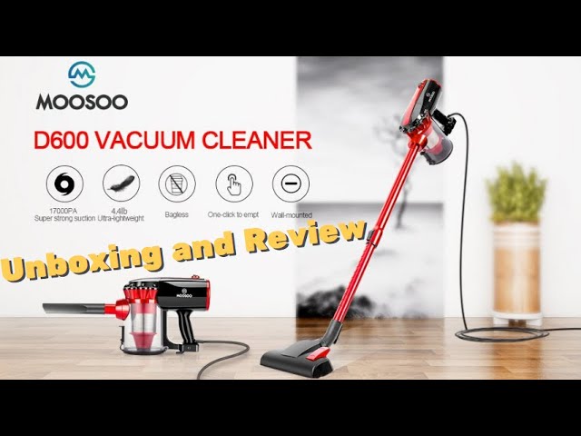 MOOSOO Stick Vacuum Cleaner, 2-in-1 Corded Vacuum Ultra