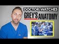 DOCTOR Reacts to GREY'S ANATOMY - Medical TV Drama Review