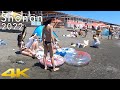 The most popular beach near Tokyo. 夏真っ盛りの片瀬西浜海水浴場ビーチ2022.7.24 The height of summer. #海水浴 #beach