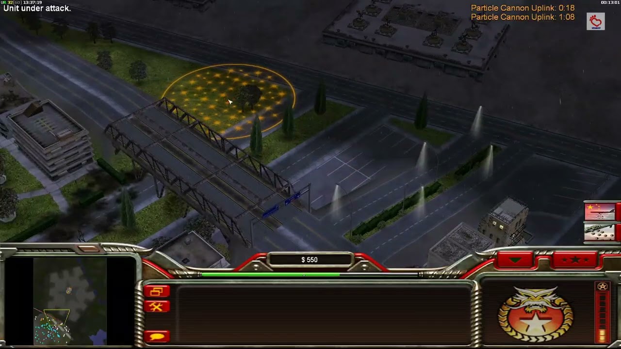 CNC Generals continue mod - attack US laser base