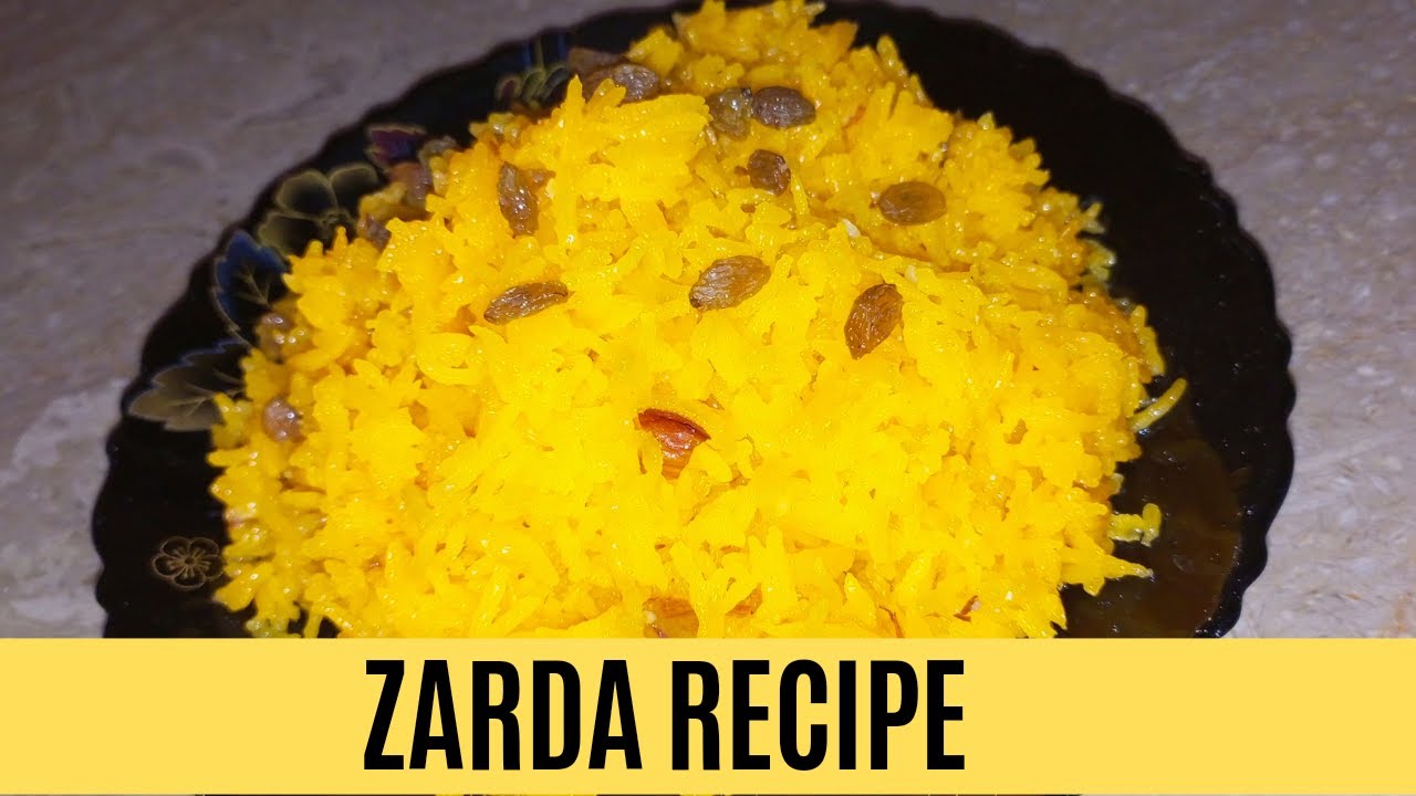 Zarda recipe! How to make zarda rice zarda chawal Baryani Cooking