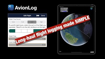 Long Haul Flight Logging Made Simple With the AvionLog Pilot Logbook App