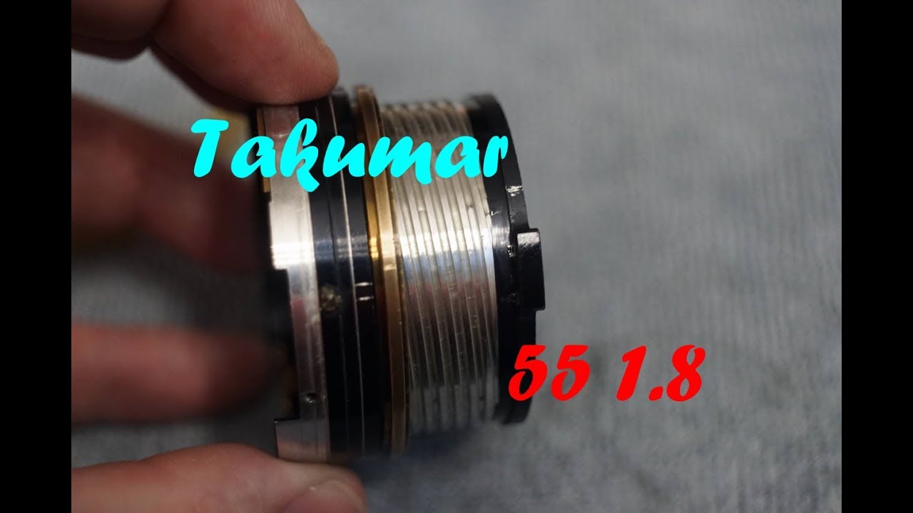 Takumar 55mm 1.8 - Disassembly , Lubricate , Assembly , Refurb