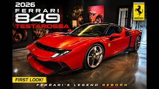 🔥 NEW 2026 Ferrari 849 Testarossa Revealed! Ferrari’s Boldest Supercar Yet