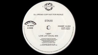 Staxx - Joy (Love Joy Vocal Mix)