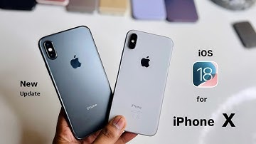 iOS 18 for iPhone X || How to install iOS 18 on iPhone X - New Update 🤯
