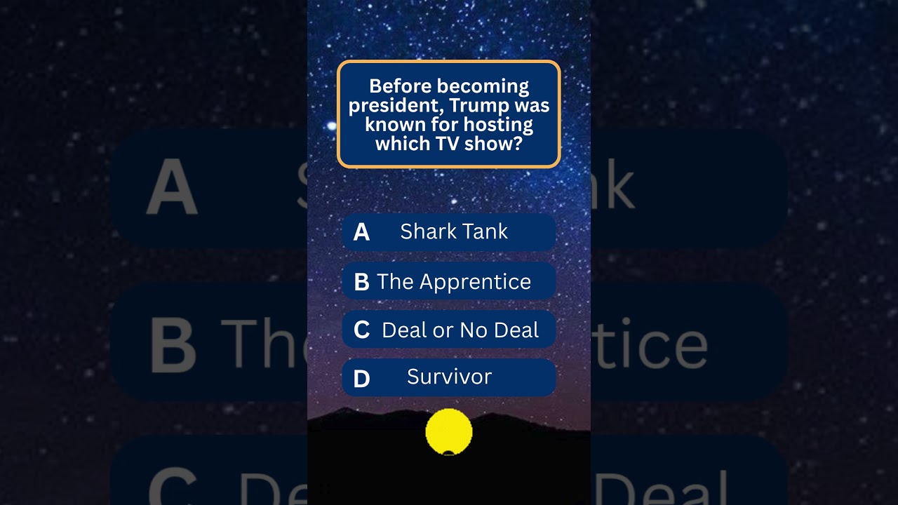 President Donald Trump Trivia Quiz | Test Your Knowledge