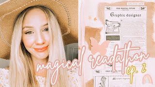 reading vlog + bullet journal: owls readathon ep. 2