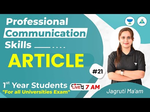 #21 | Article | For All Universities Exam | Jagruti Mam