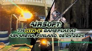 Airsoft Tokyo Marui Mtr-16 Gameplay At Asa Arena 06.04.2024, Suomi Finland