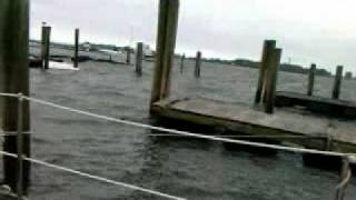 City Island - Heavy weather at dock