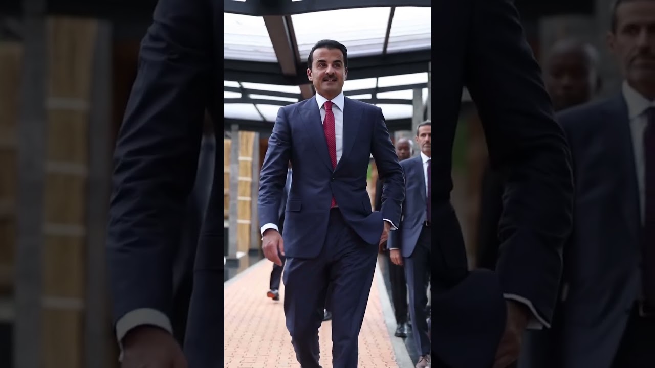 President Kagame received His Highness Sheikh Tamim bin Hamad Al Thani at his farm in Kibugabuga