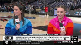 🤩 Caitlin Clark, Paige Bueckers interview at All-Star Game | WNBA women's basketball NBA