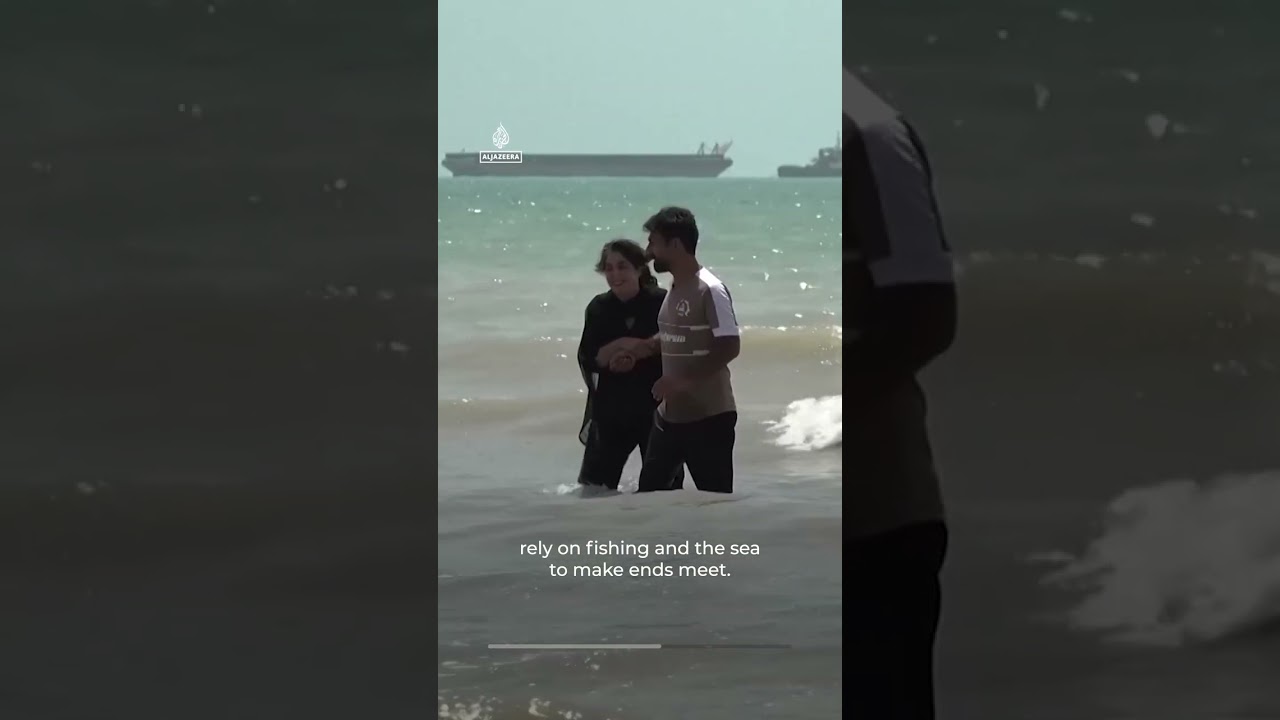 How Iran's southern coast is bearing the brunt of US attacks | AJ#shorts