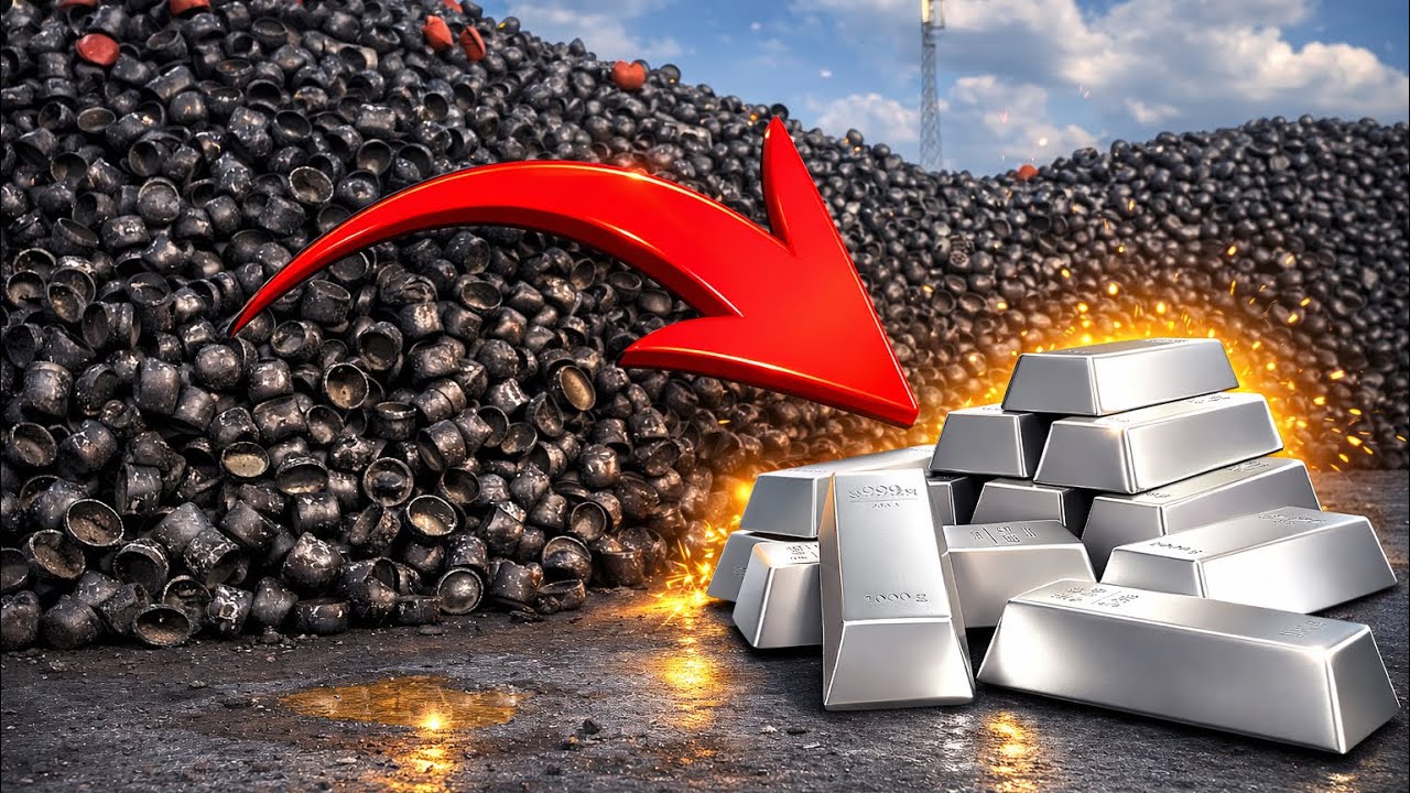 Pure Silver 99.9% Extraction Process From Old Refrigerator Compressor