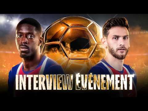 EXCLUSIVE: DEMBÉLÉ & KVARATSKHELIA OPEN UP ABOUT THE BALLON D’OR 🌕​