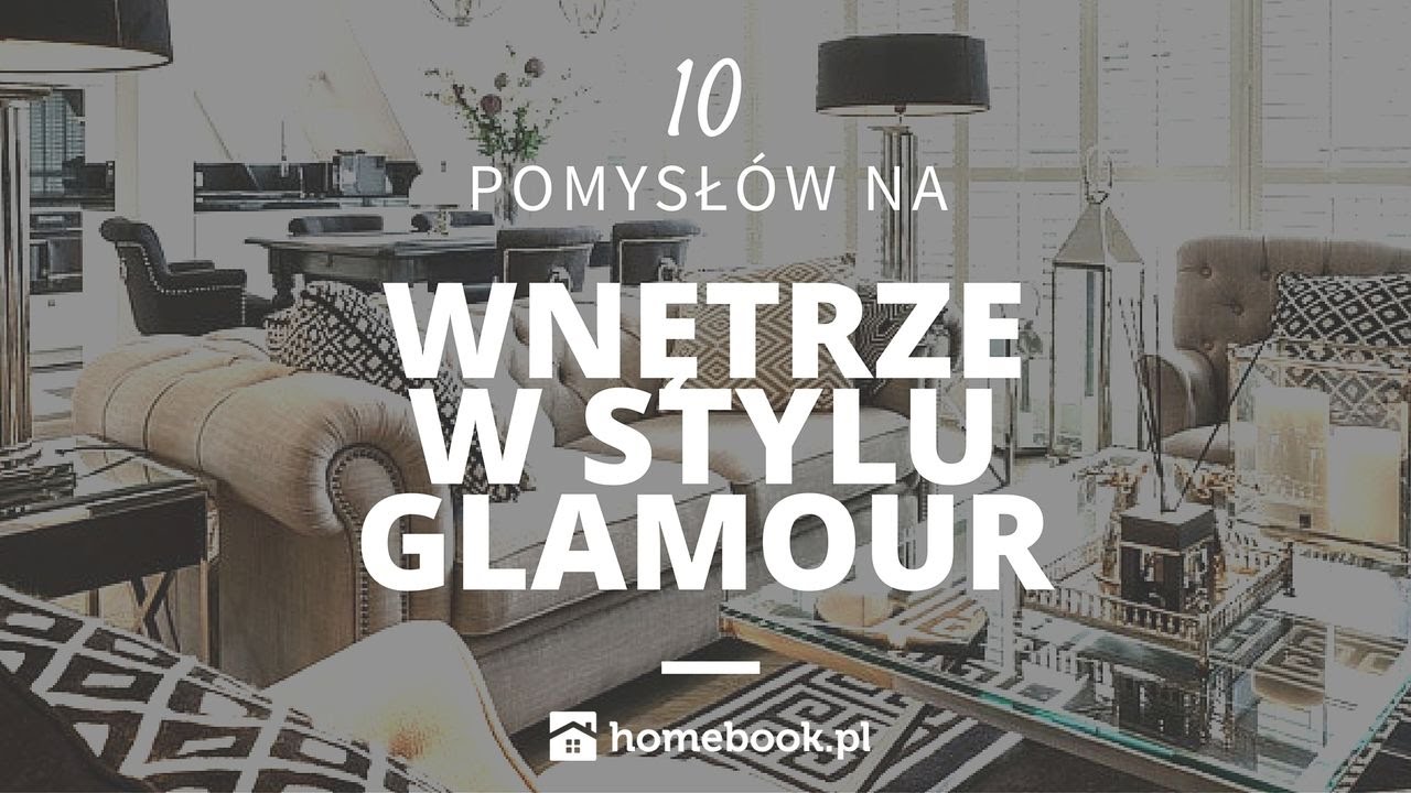 Jak urządzić wnętrze w stylu glamour - 10 pomysłów #aranżacja wnętrz # ...