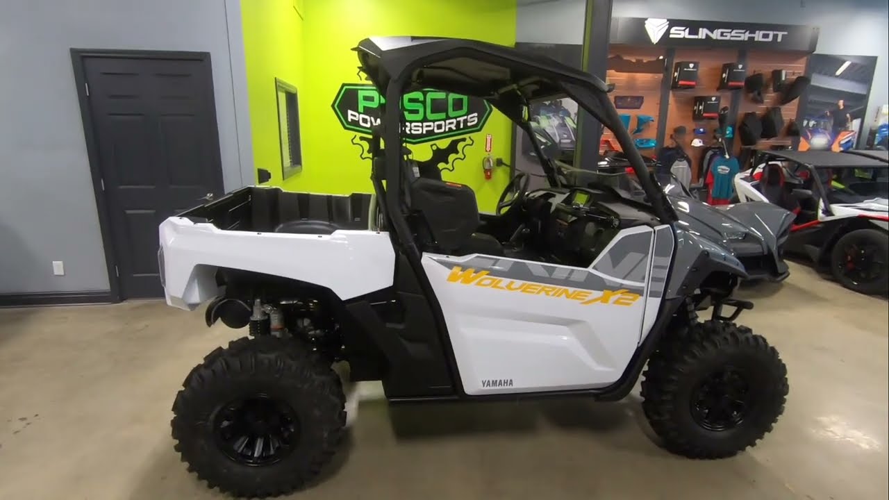 New White / Grey 2024 YAMAHA WOLVERINE X2 850 R-SPEC Side by Side