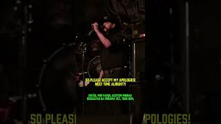 Lemmy Kilminster Of Motorhead Struggles To Continue Gig