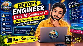 Bash Scripting Tutorial in Telugu 🔥 | Automate Daily DevOps Tasks | Variables & Environment Variable