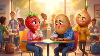 True Love in College 😍 | Aloo and Cherry's Emotional Love Story | Vegetable Love Story Update