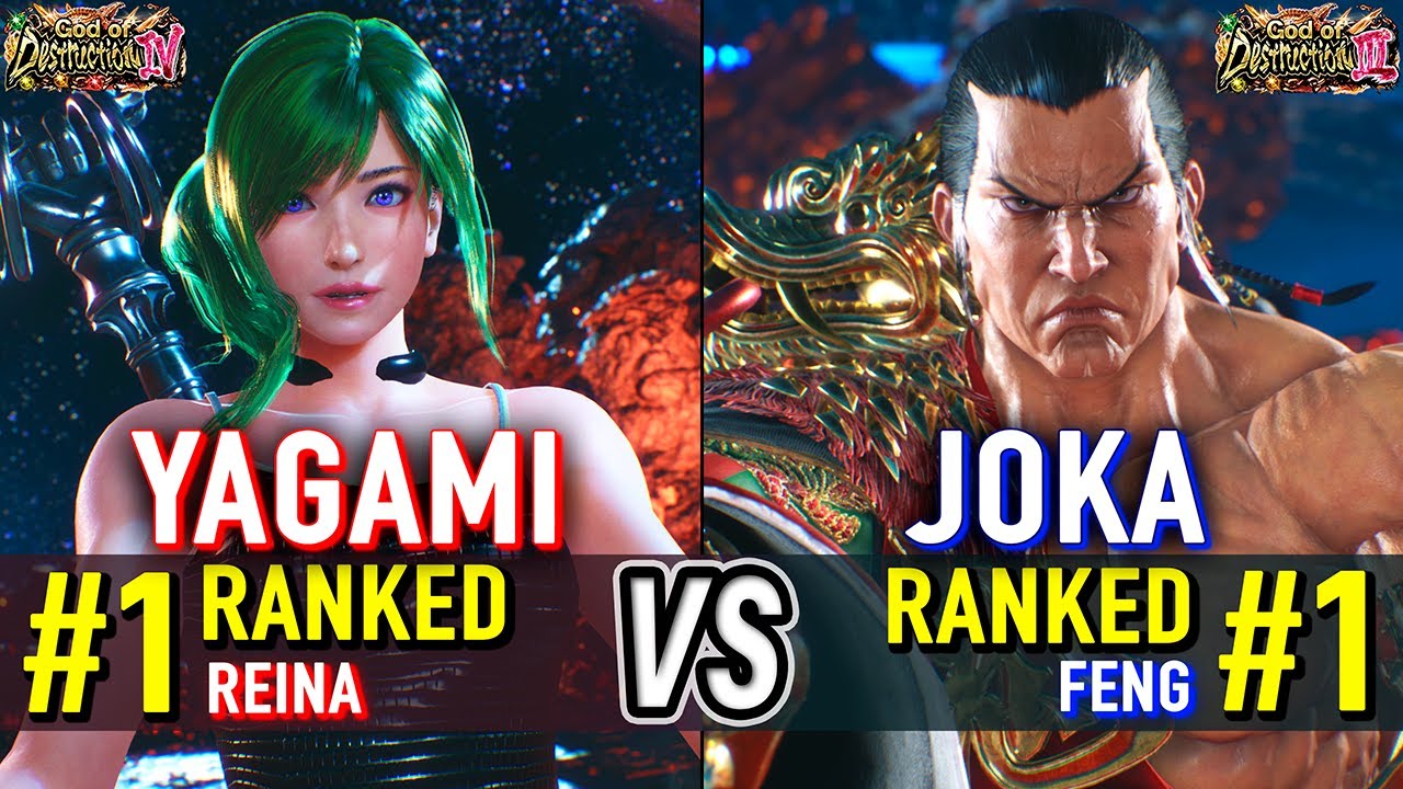 T8 🔥 YAGAMI (#1 Ranked Reina) vs JOKA (#1 Ranked Feng) 🔥 Tekken 8 High Level Gameplay