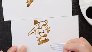 Skateboarding flipbook | Flipbook Animation