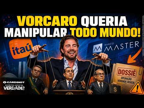 BANCO MASTER CASE: Vorcaro ORDERED DOSSIER Against Itaú CEO!
