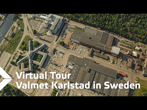 Virtual tour at Valmet site in Karlstad Sweden