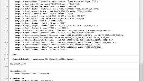 T2Ti ERP 2 0   Lazarus   Infra   06 Comum   VOs